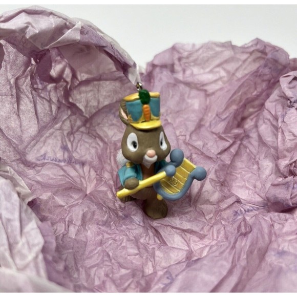 Vtg 1993 Hallmark Keepsake Ornament Easter Parade Bunny Band Instrument Series 2 - Picture 6 of 8